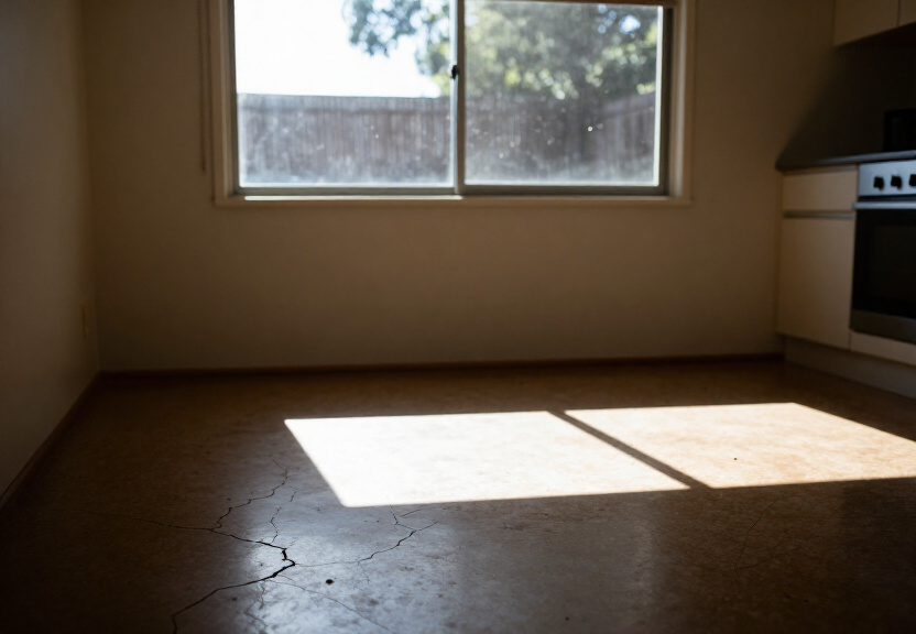 Rodent droppings and damage in a Woodpark warehouse before treatment